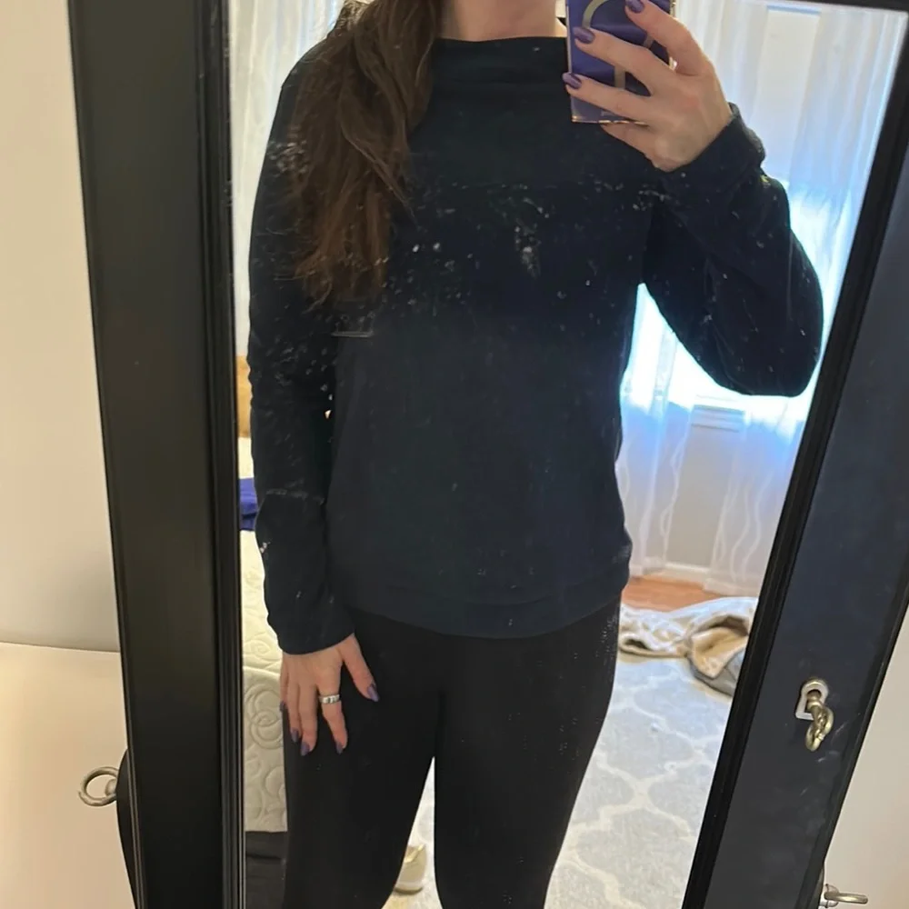 Dudley Stephens navy Fleece Pullover - Picture 1 of 3